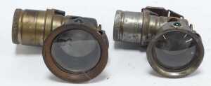 Four carbide lamps, including a Miller carbide lamp, and three others. - 3