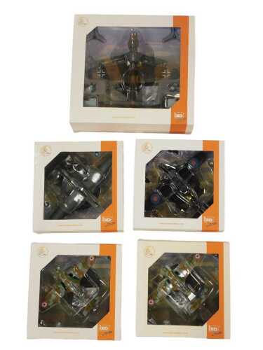 Four iXO Models Junior diecast aeroplanes, to include a Defiant NF Mk 2, and a Dornier. (5)