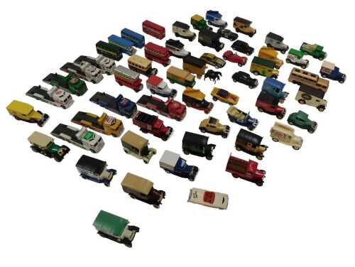 Diecast vehicles, to include Matchbox Kenworth cabover racing transporters, other Matchbox, etc,...