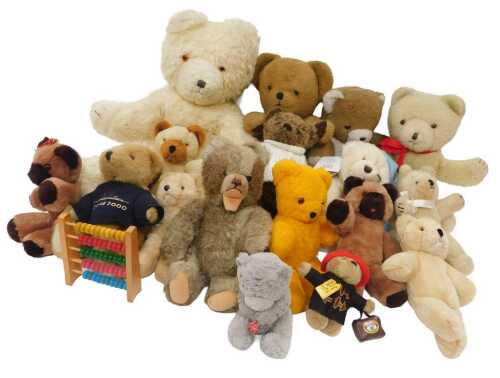 Various bears, to include a Nylena jointed Teddy bear with growler, a Mothercare Teddy Bear, a...