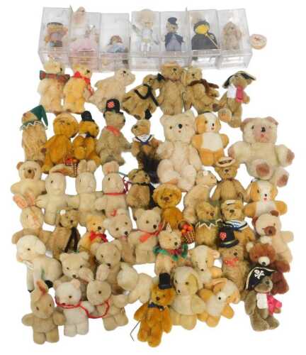 Miniature Teddy Bears, including Bartons Creek Collection by Gund, jointed miniature bears, etc....