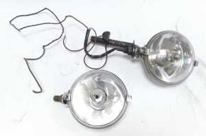 A pair of Lucas SLR576 spot lamps, and a Snap On Tach Dwell MT816B tach dwell meter. (3) - 3