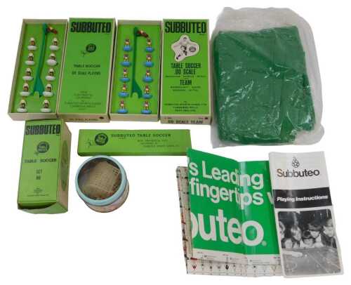 Subbuteo table soccer, including West Ham and Tottenham Hotspur, and West Germany, Set C015...