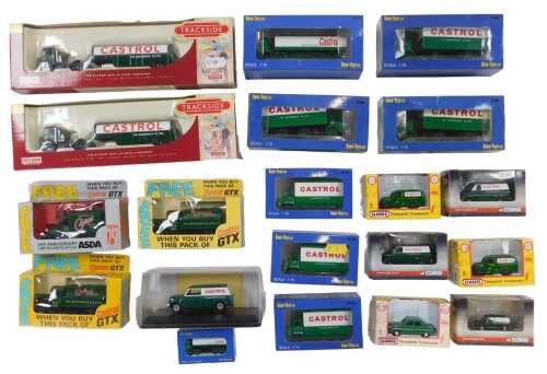 Corgi Toys, Oxford and other boxed diecast, including an Oxford Roadshow MV030 Castrol Mini, a...