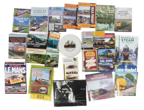Railway related books, including The Decline of Steam by Colin T Gifford, The East Coast...