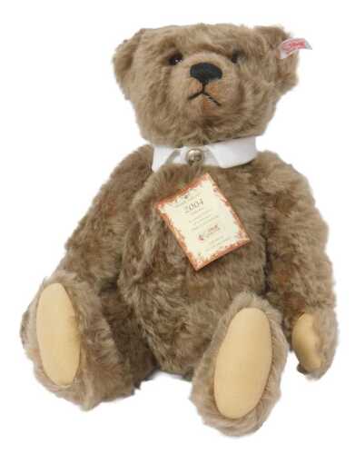 A Steiff British Collectors Teddy bear 2004, caramel mohair, 38cm high, limited edition of 4000...