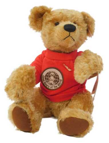 A Steiff Bears of the World Gulliver, blonde mohair, 42cm high.