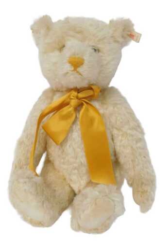 A Steiff British Collectors 2000 Teddy bear, champagne mohair, 40cm high, limited edition of...