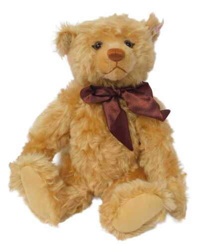 A Steiff Year 2000 Teddy bear, blonde mohair, 43cm high, boxed.