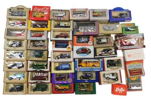 Diecast vehicles, to include Days Gone, Coca-Cola, Mars, Oxford diecast, Lledo Radio Times van,...