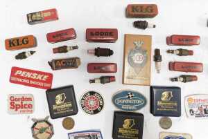 Various motor racing related ephemera, including Silverstone medals, overall patches, and... - 2