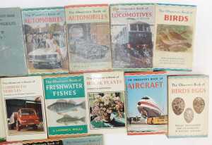 Observer's books, including Automobiles, Railway Locomotives, Birds, Freshwater Fishes,... - 3