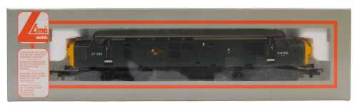 A Lima Models OO gauge Class 37 diesel locomotive, 37350 D6700, BR green with yellow ends, boxed.