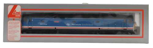 A Lima Models OO gauge Class 50 diesel locomotive Furious, 50034, Network South East livery, boxed.