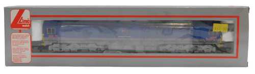 A Lima Models OO gauge Class 59 diesel locomotive Vale of York, 59201, National Power blue...
