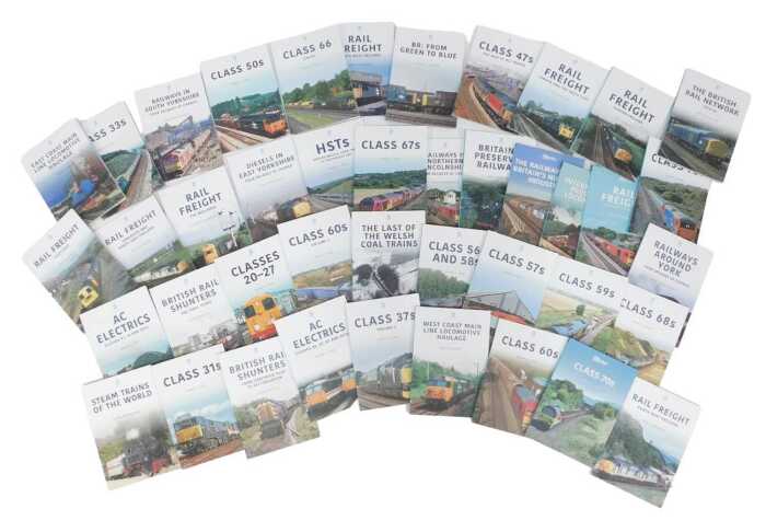 Key Publishing railway related books, including Railfreight Wales and the Borders, International...