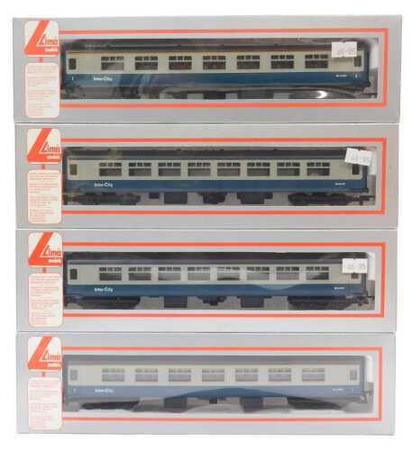Lima Models OO gauge coaches, W13493, Intercity blue and grey livery (x2), First Class corridor...