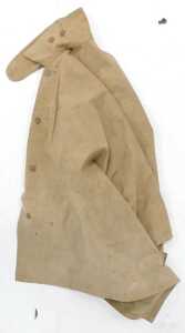 A waxed smock and a stirrup pump. - 5