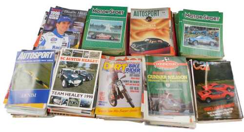 Motor Sport, Auto Car and other car racing magazines, including Motorsport from the 1970s,...
