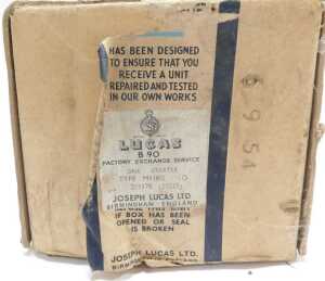 A pair of Lucas Windtone horns model WT614, in original box. - 5
