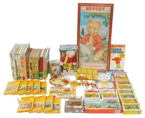 Rupert the Bear memorabilia, to include boxed diecast vehicles, a Rupert Bear, a Wedgwood Rupert...
