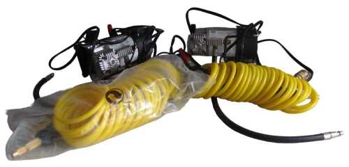 Two Ring 12 volt compressors, in carry bags.