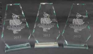 Motorsport trophies, including the Dunlop TVR Challenge 2012. (a quantity) - 2