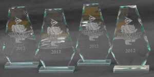 Motorsport trophies, including the Dunlop TVR Challenge 2012. (a quantity) - 3