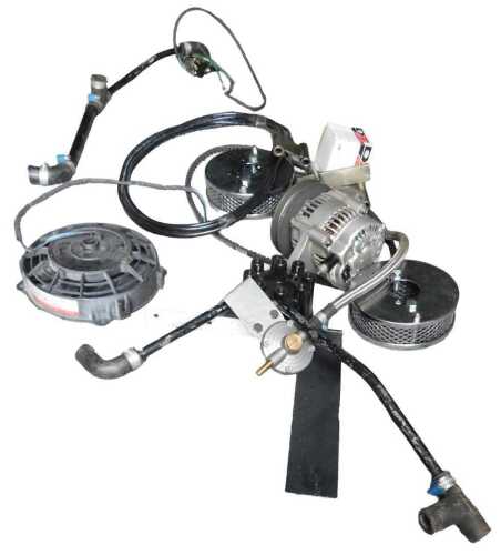 Various car parts, including distributor caps, cables, etc. (a quantity)