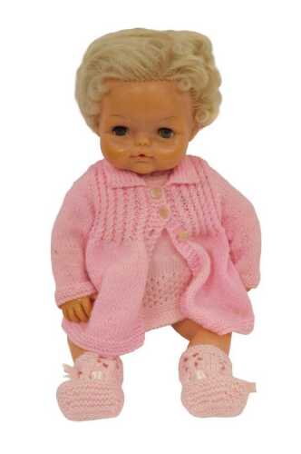 A Palitoy Tiny Tears doll, in original packaging.