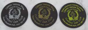 Various motor racing trophies and plaques, including the Masters Historic Racing 1st Place Top... - 2