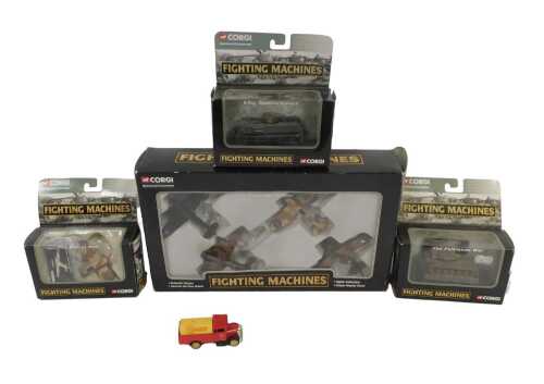 Corgi Showcase Collection Fighting Machines, including D-Day Operation Overlord Churchill tank,...