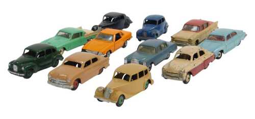 Dinky Toys, including a Dinky Toys Vauxhall Cresta, a Dinky Toys Triumph, a Dinky Toys Jaguar...