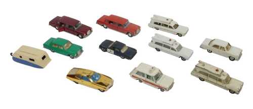 Dinky Toys, including a Packard Clipper, a Dinky Toys Packard, a Dinky Toys caravan, a Dinky...