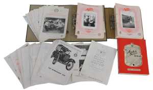 The Pre War Austin 7 Club magazine, mainly from the 1980s, contained in ring binders. (1 box)