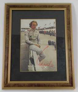 BRM Interest. Three prints, comprising Nicki Lauda, with printed signature, approx 24cm x 19cm,... - 3
