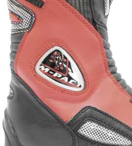A pair of Atiko M-Pack motorcycle boots, size 9, with Tuffman soles. - 4