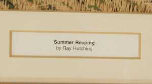 Ray Hutchins prints, comprising Autumn Threshing, Summer Reaping, and Winter Ploughing, framed,... - 6