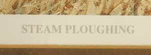 Robin Wheeldon. Artist signed prints, including Steam Ploughing, 678/750, Harvesting, artist... - 9