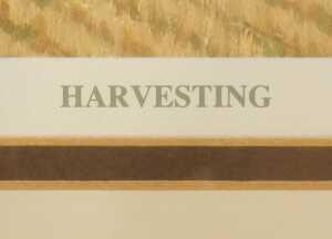 Robin Wheeldon. Artist signed prints, including Steam Ploughing, 678/750, Harvesting, artist... - 14