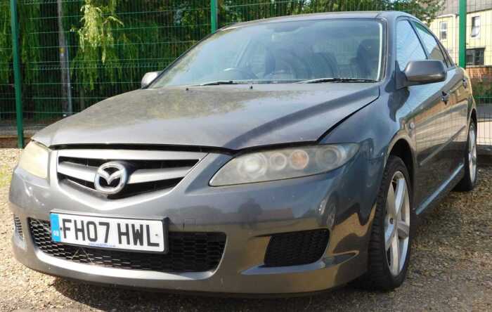 A Mazda 6 Tamura, Registration FH09 HUL, silver, 1999cc, manual, 75,718 recorded miles, MOT...