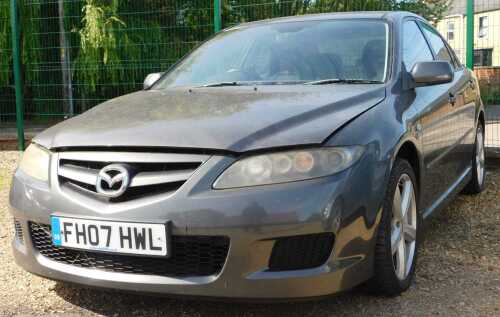 A Mazda 6 Tamura, Registration FH09 HUL, silver, 1999cc, manual, 75,718 recorded miles, MOT...
