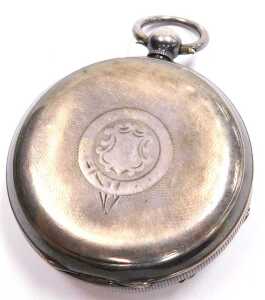 An early 20thC gentleman's silver cased pocket watch, by Fattorini & Sons Limited, West Gate,... - 2
