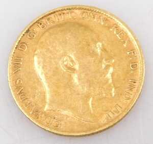 An Edward VII gold half sovereign 1902, 4.0g. - 2