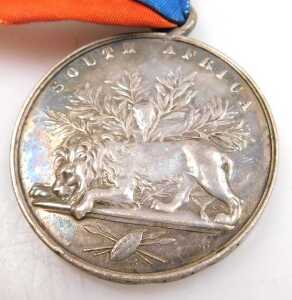 A Queen Victoria South Africa medal, named to R Parker, Ord, HMS Shah. - 2