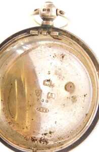 A Victorian silver cased chronograph pocket watch, by Thomas Large of Nottingham, open face, key... - 4
