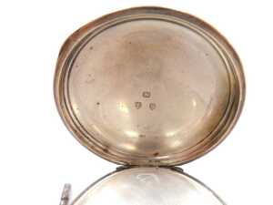 A Victorian silver cased chronograph pocket watch, by Thomas Large of Nottingham, open face, key... - 6