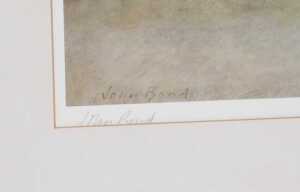John Bond (British b1945). A landscape with gleaners, limited edition 10/500, signed, 28.5cm x... - 3