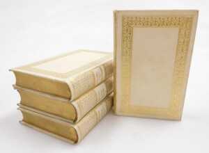 Petraraca (Francesco). Rime di, gilt tooled cloth, published by Successori le Monnier, Firenze... - 2