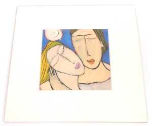 Leslie Xuereb. They Love Each Other Very Much, oil on paper, signed, titled verso with artist's... - 2